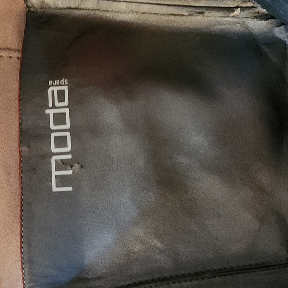 Moda Spana woman red leather 3in heel boots - Picture 4 of 5